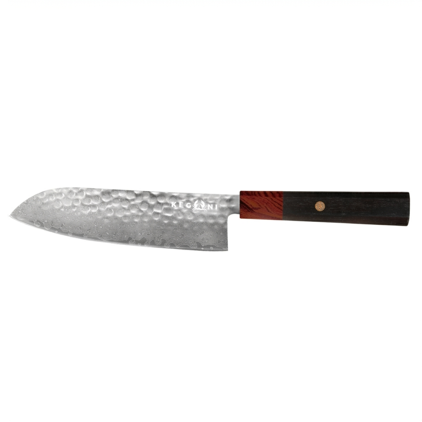 KEGANI Damascus VG-10 Santoku Knife - 8 Inch