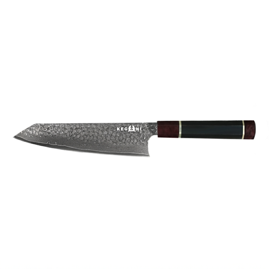 KEGANI Damascus VG-10 Kiritsuke Knife - 8 Inch