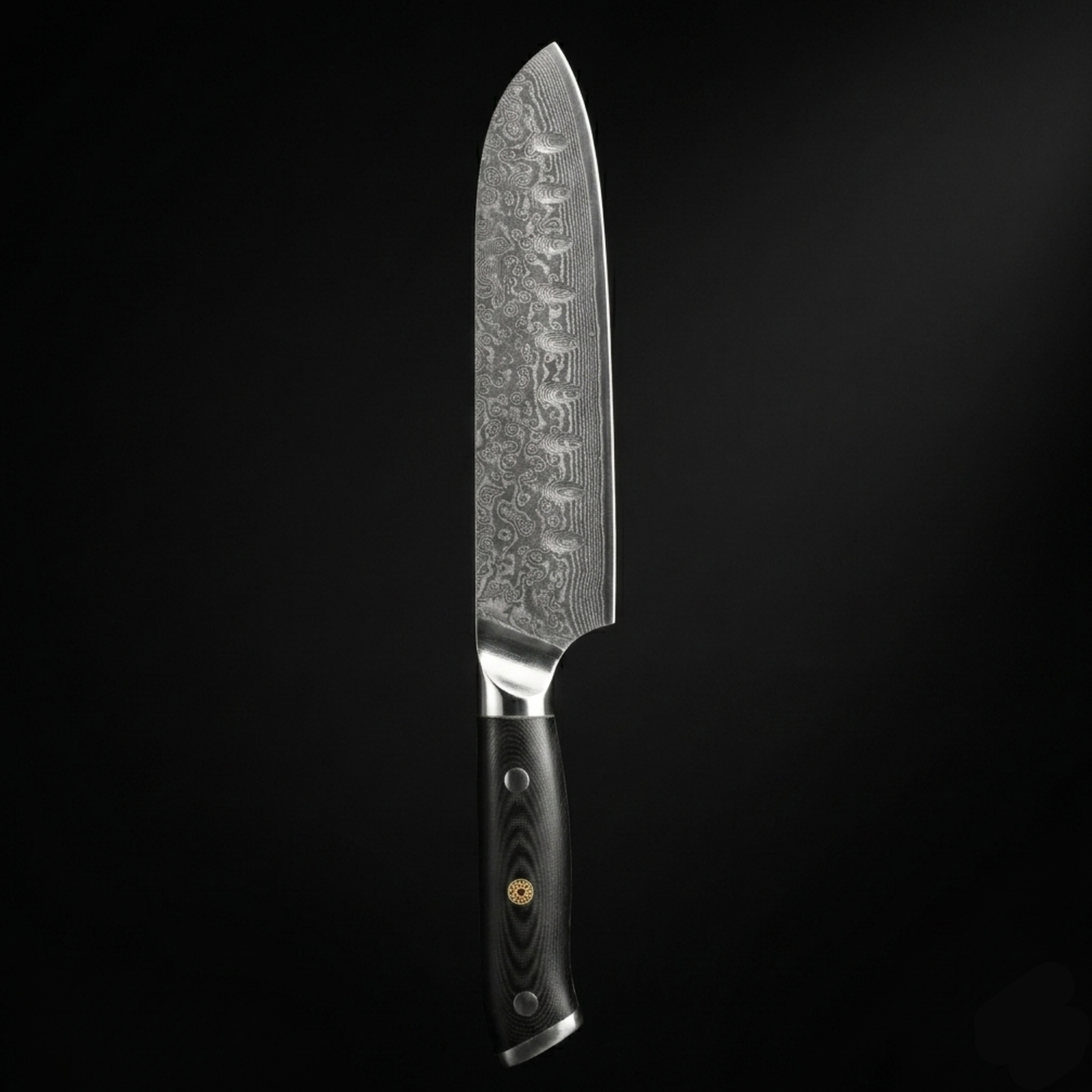 KEGANI Damascus VG-10 Santoku Knife - 8 Inch
