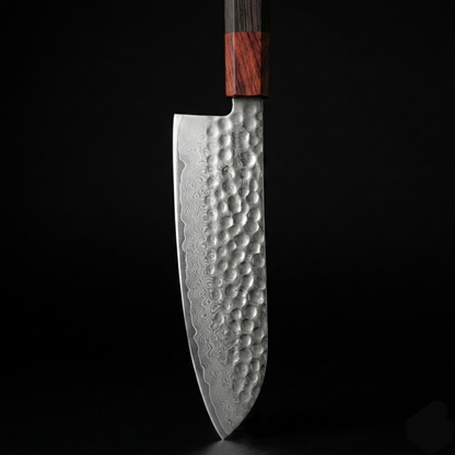 KEGANI Damascus VG-10 Santoku Knife - 8 Inch