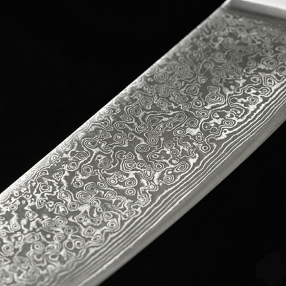 KEGANI Damascus VG-10 Nakiri Vegetable Knife - 8 Inch