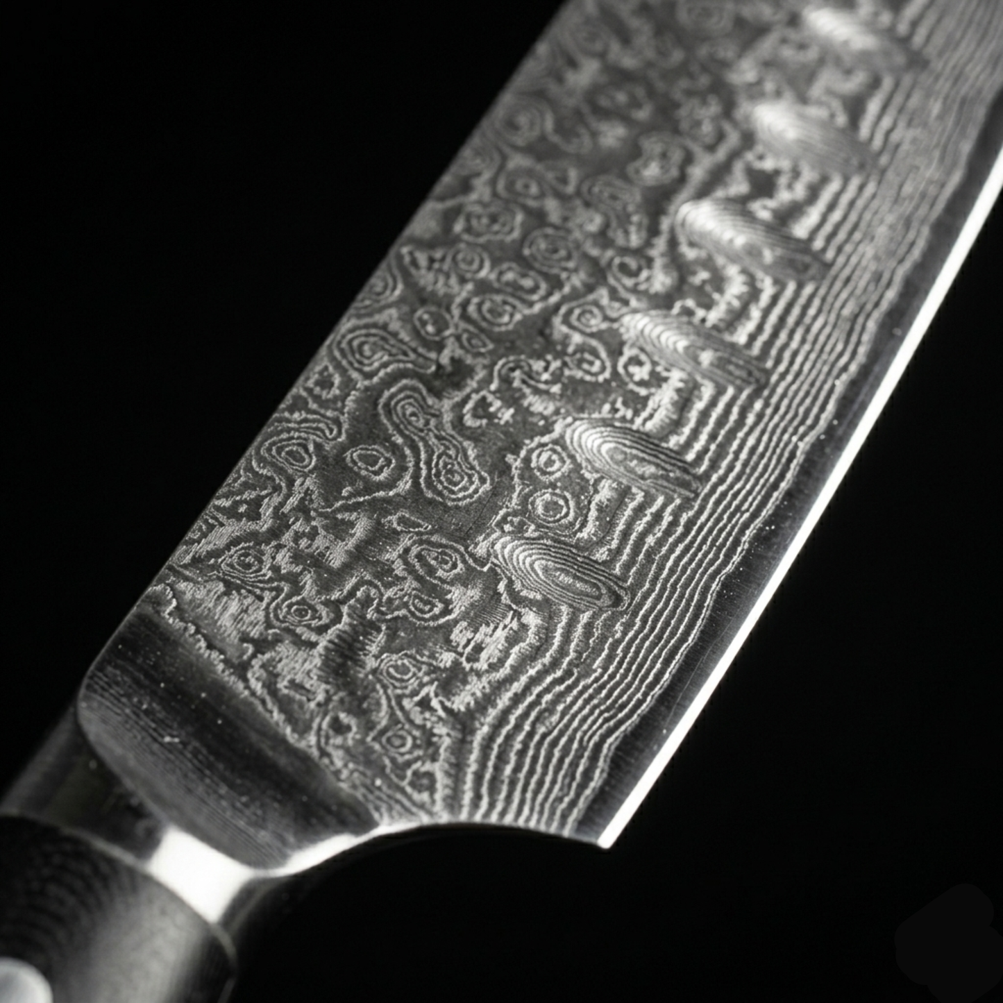 KEGANI Damascus VG-10 Santoku Knife - 8 Inch