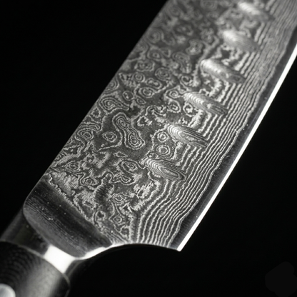 KEGANI Damascus VG-10 Santoku Knife - 8 Inch