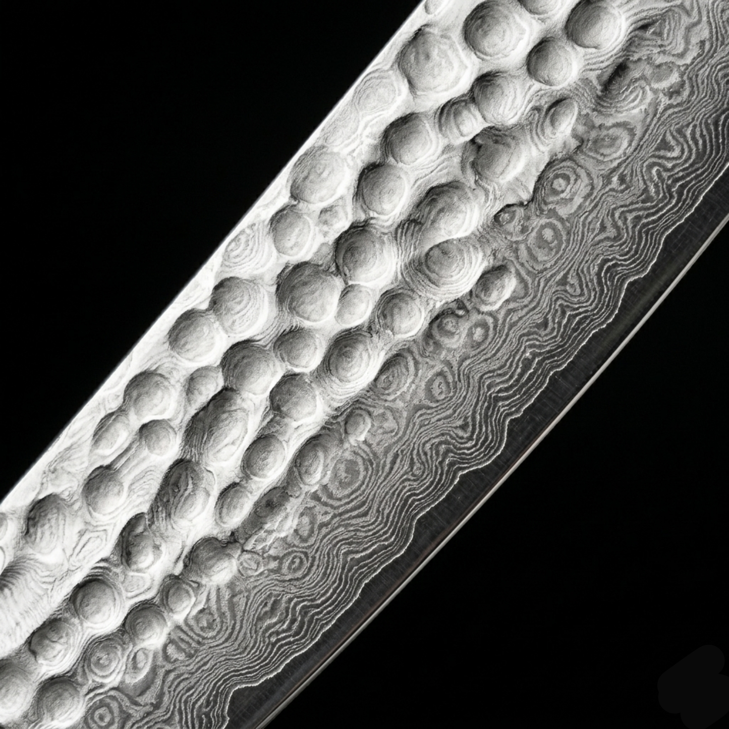 KEGANI Damascus VG-10 Santoku Knife - 8 Inch